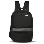 ZIPLINE Polyester 36Ltr Laptop Bags Backpack for Men and Women College Girls Boys fits 15.6 inch Laptop (Black) - Black