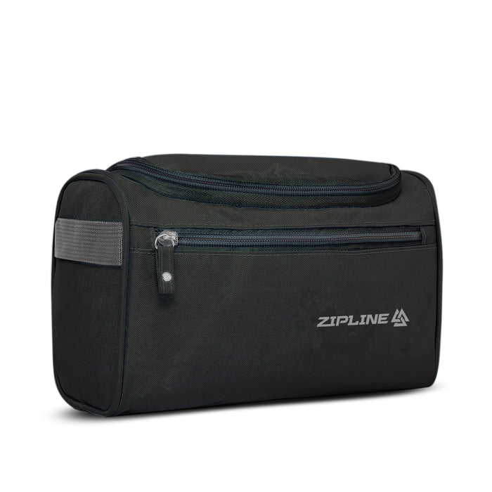 Travel Bag -Toiletry Organizer Hanging Dopp Kit for Men, Cosmetics Pouch for Women (Black) - Black