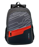 Zipline Casual backpack School bags for boys & Girls |35L Water Resistant backpack bags for women|Stylish,Lightweight,Durable|College bag for boys - Grey