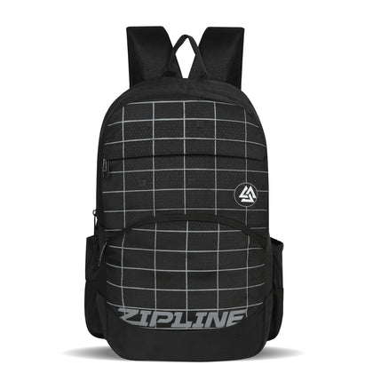 Zipline Polyester 33Ltr Laptop Bags Backpack for Men and Women college girls boys fits 15.6 inch laptop