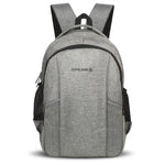 Zipline Polyester 32Ltr Laptop Bags Backpack for Men and Women college girls boys fits 15.6 inch laptop (Black) - Grey
