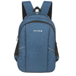 Zipline Polyester 32Ltr Laptop Bags Backpack for Men and Women college girls boys fits 15.6 inch laptop (Black) - Blue