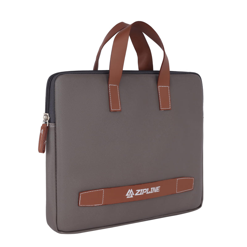 Zipline Office Casual Faux Leather Laptop Handbags for Women - Fits 13/13.5/14 inch Laptop/Tablet Office Bags for Women