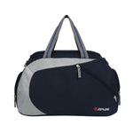 Zipline 40L Water Resistant Gym/Trekking/Travel/Sports Duffel/Duffle Bag For Men & Women (Black, Polyester) - Blue+Grey