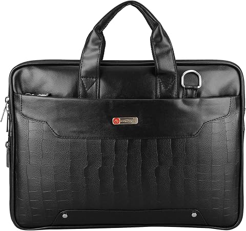 Zipline Faux Leather 13" Laptop Messenger Bag for Men - Tan