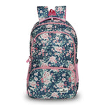 Zipline Casual School bag for girls,Dark Blue|34L Water Resistant Backpack for women|Stylish,Lightweight,Durable|College Bag For Women .(Medium Size) - Dark Blue