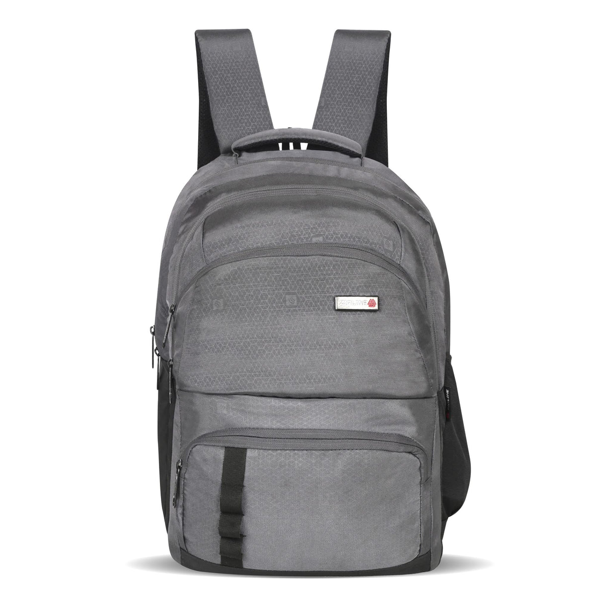Zipline 35 Ltr, 19 inch Grey Laptop Backpack for Men & Women college girls boys fits 15.6 inch laptop macbook pro/tablet polyester Airline carry-on size