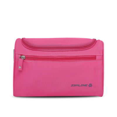 Travel Bag -Toiletry Organizer Hanging Dopp Kit for Men, Cosmetics Pouch for Women (Pink)