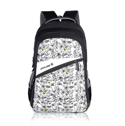 Zipline Unisex casual polyester 36 L Backpack School Bag Women Men Boys Girls children Daypack College Bag Book School Sports Bag Weekend Bag
