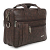 Zipline Laptop bags for men office use | Faux Leather SMALL laptop bag for Man - Fits 13 inch Laptop/Macbook/Macbook Pro/Tablet Messenger Bags For Mens (1-Brown Bag)