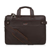 Zipline Laptop bags for men office use | Faux Leather Laptop Bag for Man - Fits 14/15.6/16 inch Laptop, Macbook, Macbook Pro Messenger Bags for Mens (1-Brown Bag)