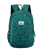 Zipline Casual Small School Bag for Girls,Black|18L Water Resistant Backpack for Women|Stylish,Lightweight,Durable|College Bag for Women Office,(Small Size) - Green