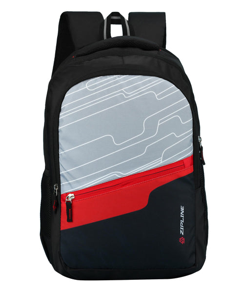 Zipline Casual backpack School bags for boys & Girls |35L Water Resistant backpack bags for women|Stylish,Lightweight,Durable|College bag for boys