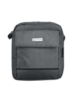 Zipline Sling Crossbody Travel Office Business Messenger One Side Shoulder Bag for Men and Women. - Grey