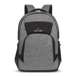 Zipline Backpack Bag for Men Women 32L Casual Laptop Bag 15.6 inch Office Bag for Men Water Resistant Sleek Smart Bag for Boys (Black) - Grey