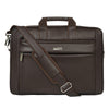 Zipline Laptop bags for men office use | Faux Leather Laptop Bag for Man - Fits 14/15/15.6 inch Laptop/Macbook/Macbook Pro/Tablet Messenger Bags for Mens (1-Brown Bag)