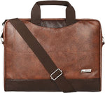 Zipline Synthetic Leather Laptop Messenger Bag