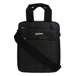 Zipline Side Sling Crossbody Travel Office Business Messenger Shoulder Bag for Men and Women - Black