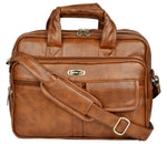 Zipline Laptop bags for men office use | Executive Formal 14 inch Laptop, Macbook, Macbook Pro Compatible Messenger Laptop Bag for Man & Women (Black), - Tan