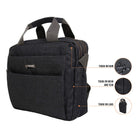 Zipline Sling Crossbody Side Travel Office Business Messenger One Side Shoulder Bag for Men & Women..(1-Black Bag)