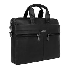 Zipline Office Synthetic Leather laptop bag for Men women, 15.6" compatible laptop Messenger Bags for Men & Women (1-Brown Bag)