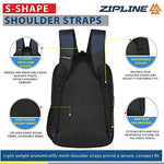 Zipline 35 Ltr, 19 inch Grey Laptop Backpack for Men & Women college girls boys fits 15.6 inch laptop macbook pro/tablet polyester Airline carry-on size (Copy)