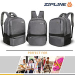 Zipline 35 Ltr, 19 inch Grey Laptop Backpack for Men & Women college girls boys fits 15.6 inch laptop macbook pro/tablet polyester Airline carry-on size (Copy)