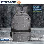 Zipline 35 Ltr, 19 inch Grey Laptop Backpack for Men & Women college girls boys fits 15.6 inch laptop macbook pro/tablet polyester Airline carry-on size (Copy)