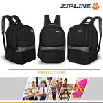 Zipline 35 Ltr, 19 inch Grey Laptop Backpack for Men & Women college girls boys fits 15.6 inch laptop macbook pro/tablet polyester Airline carry-on size (Copy) (Copy)