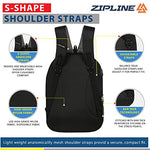 Zipline 35 Ltr, 19 inch Grey Laptop Backpack for Men & Women college girls boys fits 15.6 inch laptop macbook pro/tablet polyester Airline carry-on size (Copy) (Copy)