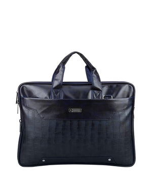 Zipline Office Faux Leather laptop bag for Men - Fits 14/15.6/16 inch Laptop Messenger Bags For Mens (1-Brown Bag)