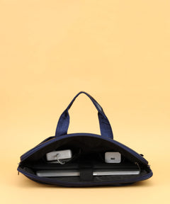 Zipline Office Faux Leather laptop bag for Men - Fits 14/15.6/16 inch Laptop Messenger Bags For Mens (1-Brown Bag)