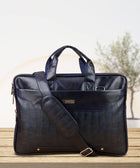 Zipline Office Faux Leather laptop bag for Men - Fits 14/15.6/16 inch Laptop Messenger Bags For Mens (1-Brown Bag)