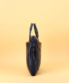 Zipline Office Faux Leather laptop bag for Men - Fits 14/15.6/16 inch Laptop Messenger Bags For Mens (1-Brown Bag)