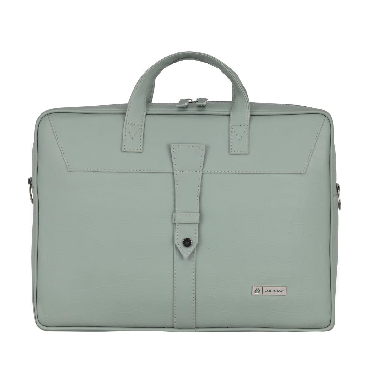 Zipline Office Faux Leather laptop bag for Men - Fits 14/15/15.6 inch Tablet/Laptop Messenger Bags For Mens (1-Blue Bag)