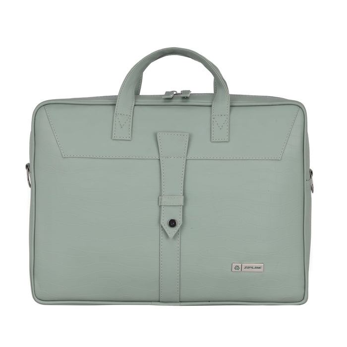 Zipline Office Faux Leather laptop bag for Men - Fits 14/15/15.6 inch Tablet/Laptop Messenger Bags For Mens (1-Blue Bag)