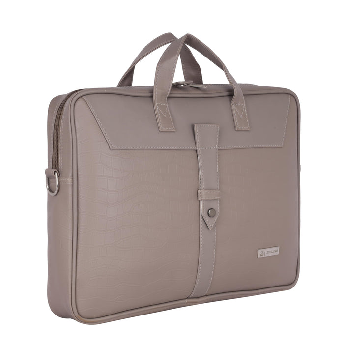 Zipline Office Faux Leather laptop bag for Men - Fits 14/15/15.6 inch Tablet/Laptop Messenger Bags For Mens (1-Blue Bag)