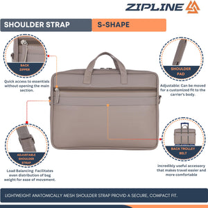 Zipline Office Faux Leather laptop bag for Men - Fits 14/15/15.6 inch Tablet/Laptop Messenger Bags For Mens (1-Blue Bag)