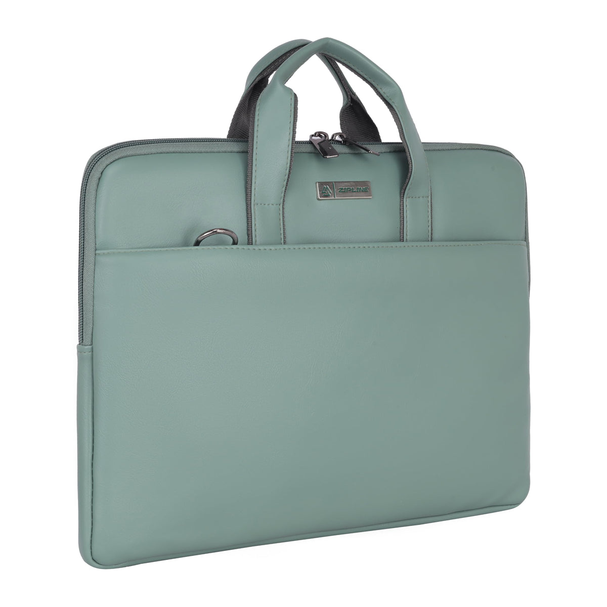 Zipline Office Casual Faux Leather laptop bags for women office use- Fits 13/13.5/14 inch Laptop/Macbook/Macbook Pro/Tablet office bags for women (1-Peach Brown Bag)