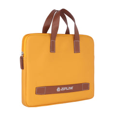 Zipline Office Casual Faux Leather laptop bags for women office use - Fits 13/13.5/14 inch Laptop/Macbook/Macbook Pro/Tablet office bags for women (1-Green Bag)