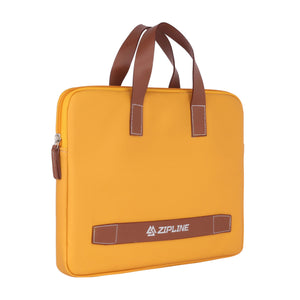 Zipline Office Casual Faux Leather laptop bags for women office use - Fits 13/13.5/14 inch Laptop/Macbook/Macbook Pro/Tablet office bags for women (1-Green Bag)