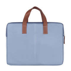 Zipline Office Casual Faux Leather laptop bags for women office use - Fits 13/13.5/14 inch Laptop/Macbook/Macbook Pro/Tablet office bags for women (1-Green Bag)