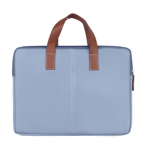 Zipline Office Casual Faux Leather laptop bags for women office use - Fits 13/13.5/14 inch Laptop/Macbook/Macbook Pro/Tablet office bags for women (1-Green Bag)