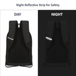 Zipline Backpack bag for Men Women 24L casual laptop bag 15.6 inch office bag for men Water resistant Sleek Smart bag for boys (1-Balack Bag) (Copy) (Copy)