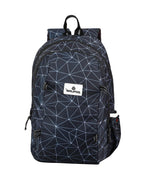Zipline Casual SMALL School bag for girls,Black|18L Water Resistant backpack for women|Stylish,Lightweight,Durable|College Bag For Women Office,Travel,School,College(Small Size)