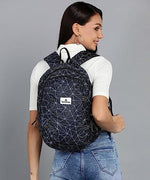 Zipline Casual SMALL School bag for girls,Black|18L Water Resistant backpack for women|Stylish,Lightweight,Durable|College Bag For Women Office,Travel,School,College(Small Size)